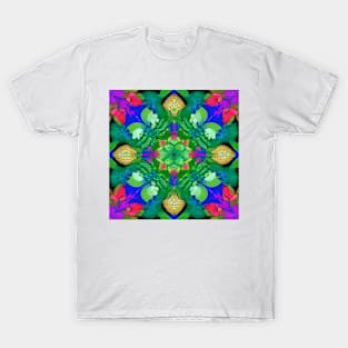 Tropical Leaves Mandala T-Shirt